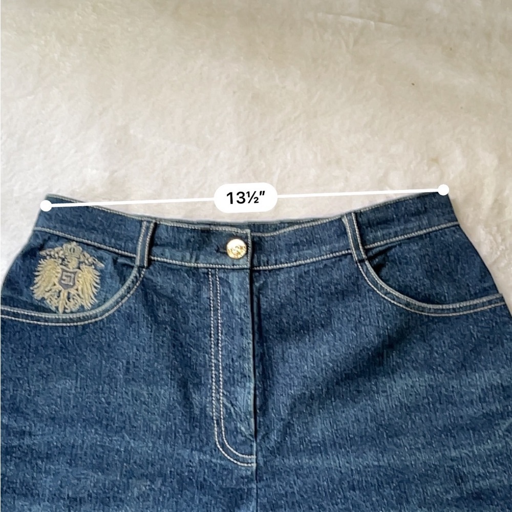 St. John Sport Vintage High Waisted Mom Jeans Blue Size 6 Marie Gray - Picture 6 of 17